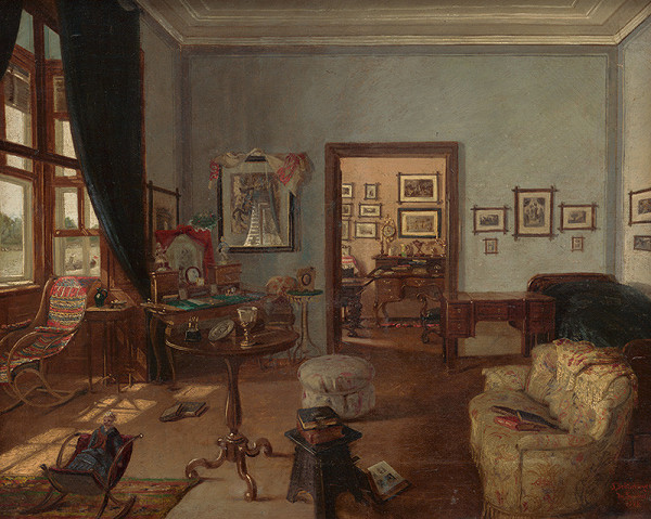 Deutschinger – Interiér v Spinzlovskom dome 