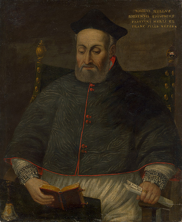 Taliansky maliar – Portrét biskupa Borsa Merliho