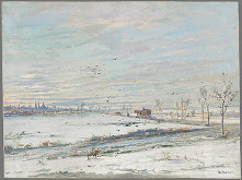 Antal Berkes – Zimná krajina 