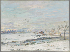 Antal Berkes – Zimná krajina 