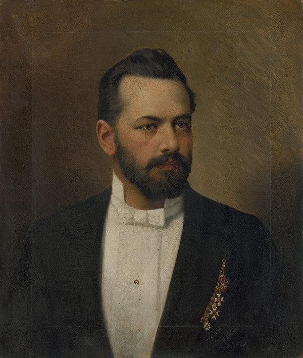 Stredoeurópsky maliar z konca 19. storočia – Portrét Palugyayho mladšieho