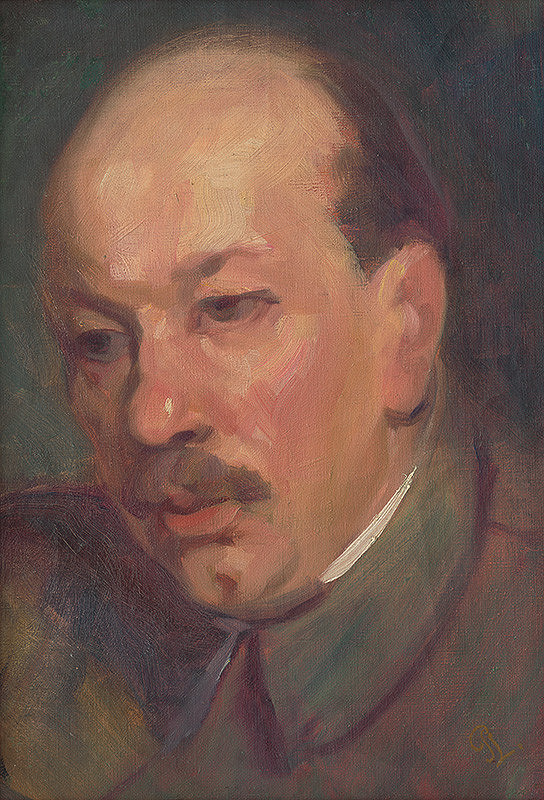 Ľudovít Pitthordt – Portrét maliara Burkhardta-Bélaváryho