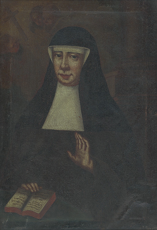 Stredoeurópsky maliar z 1. polovice 18. storočia – Abatiša z kláštora Alžbetínok v Bratislave 