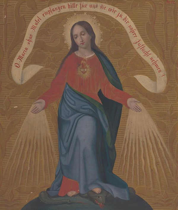 Stredoeurópsky maliar z 2. polovice 19. storočia, Leopold Kupelwieser – Nepoškvrnené Počatie (Immaculata) 