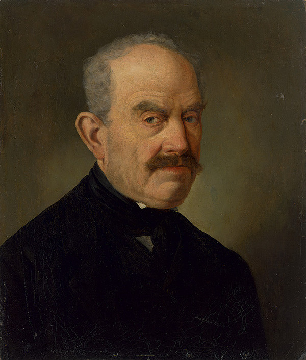 Stredoeurópsky maliar z 2. polovice 19. storočia – Portrét neznámeho muža