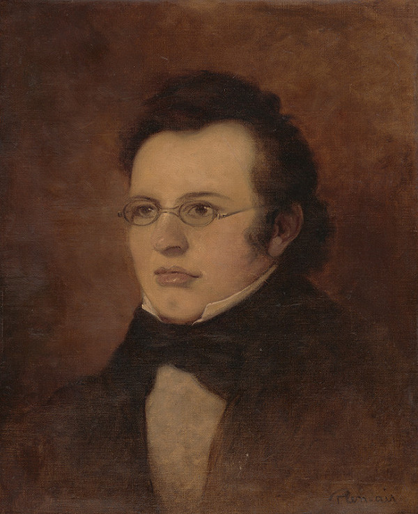 Stredoeurópsky maliar z 1. polovice 19. storočia, Hermann Torggler – Portrét hudobného skladateľa Franza Schuberta
