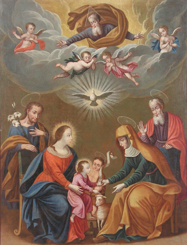 Slovenský maliar z 1. polovice 18. storočia – Sväté príbuzenstvo