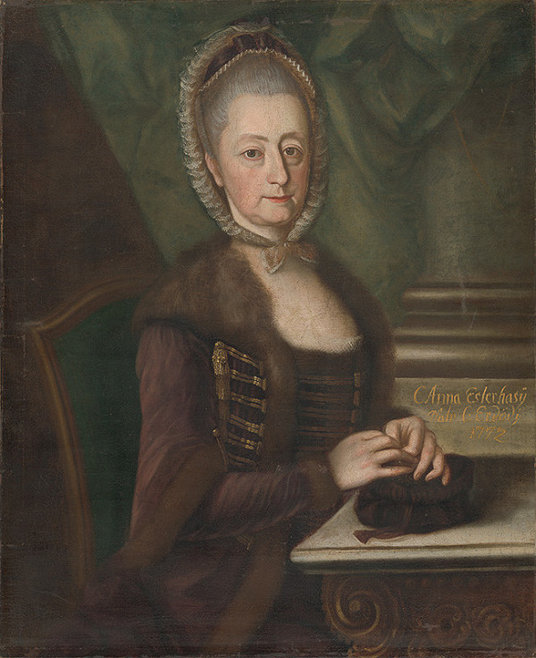 Stredoeurópsky maliar z 2. polovice 18. storočia – Portrét Anny Eszterházyovej
