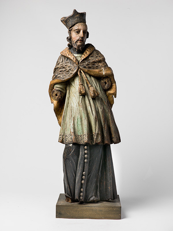 Západoslovenský rezbár z 18.storočia – Svätý Ján Nepomucký 