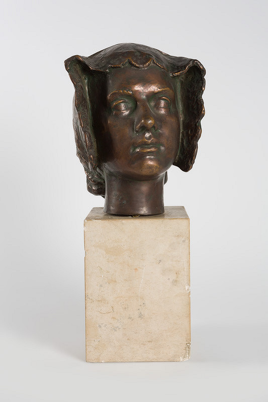 Július Bártfay – Hlava ženy v čepci 