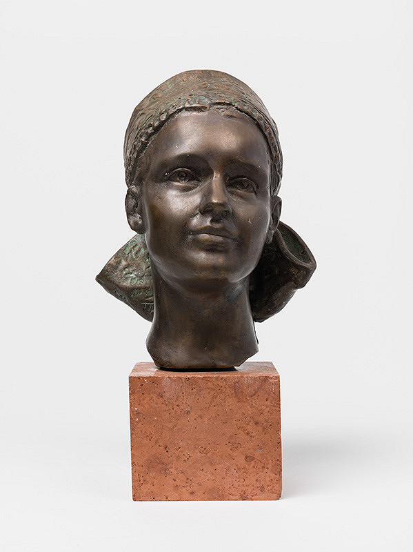 Július Bártfay – Žena v krojovom čepci 