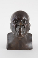 František Xaver Messerschmidt – Charakterová hlava č. 9 - variant - Prostoduchosť najvyššieho stupňa 