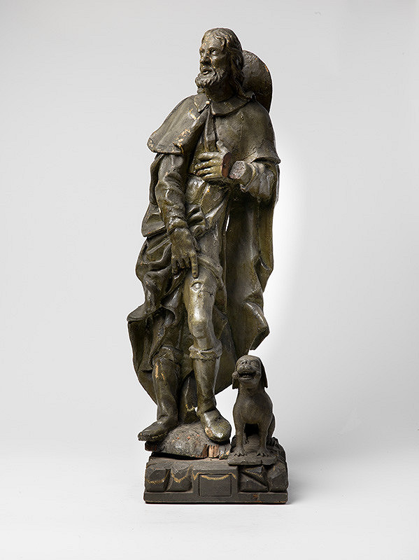 Slovenský rezbár z 18. storočia – Svätý Rochus 