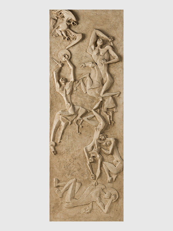 Tibor Bártfay, Albín Brunovský – Dvojitý reliéf zo súťaže Klementa Gottwalda 