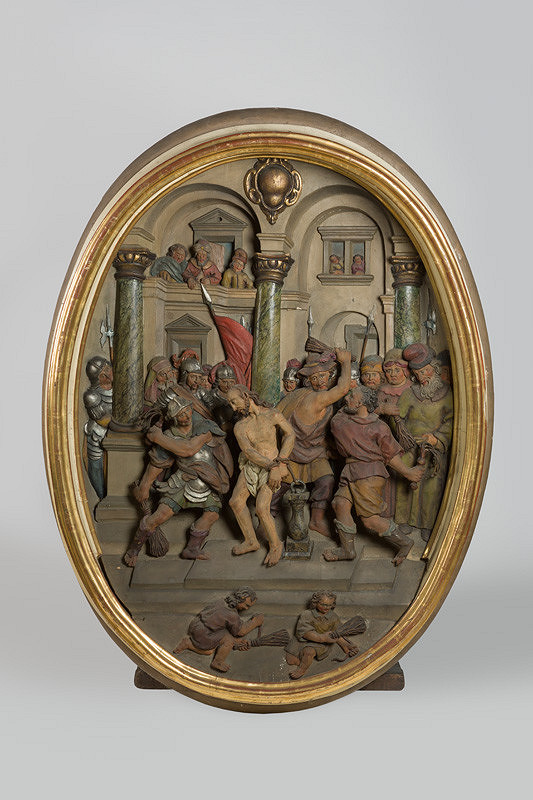 Slovenský sochár zo začiatku 20. storočia – Bičovanie Krista 