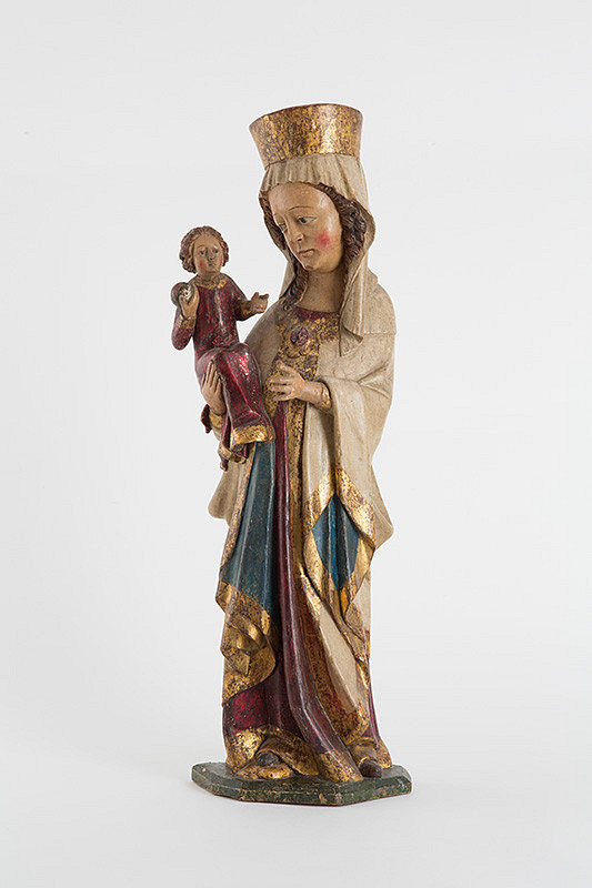 Nemecký rezbár z 15. storočia – Kópia sochy Madony z Altöttingu 