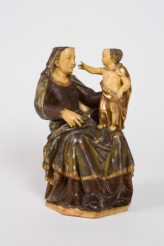 Nemecký rezbár z 2. polovice 17. storočia – Kópia sochy tróniacej Madony z Ettalu 