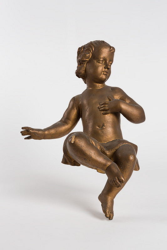 Slovenský rezbár z 18. storočia – Sediace putto 