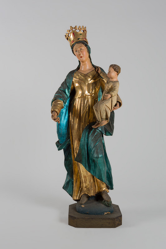 Rakúsky rezbár zo 17. storočia – Madona s dieťaťom 