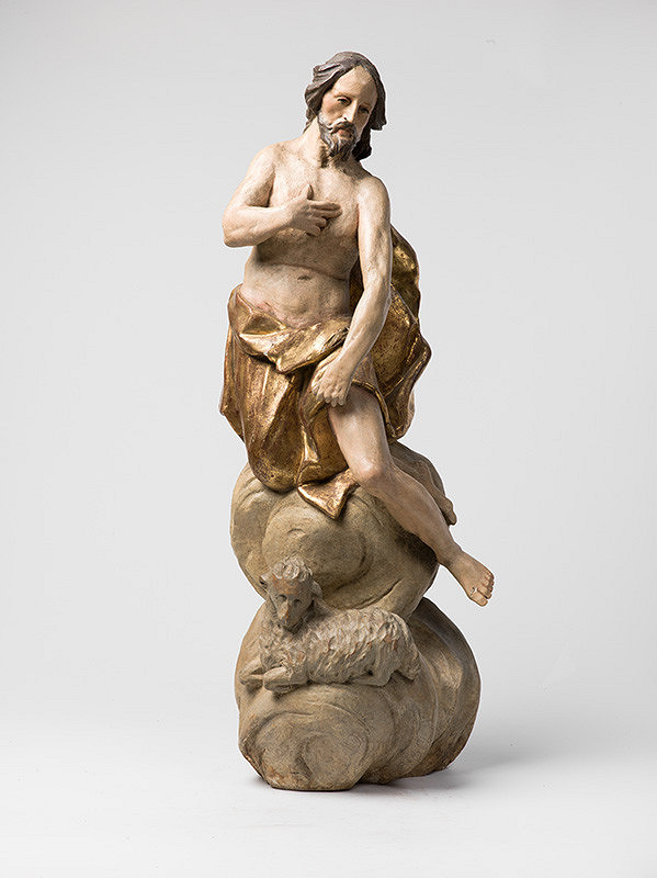 Slovenský rezbár z 18. storočia – Kľačiaci Kristus na oblakoch 