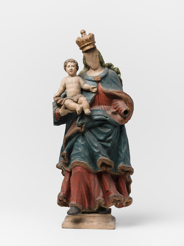 Slovenský rezbár z 18. storočia – Mária s dieťaťom 