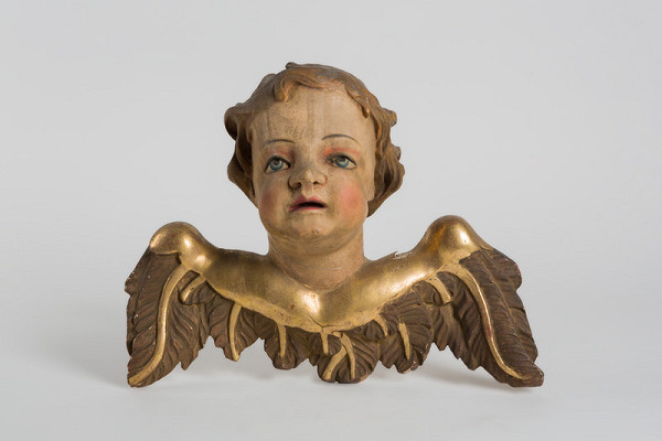 Stredoeurópsky rezbár z 18. storočia – Hlava anjela 