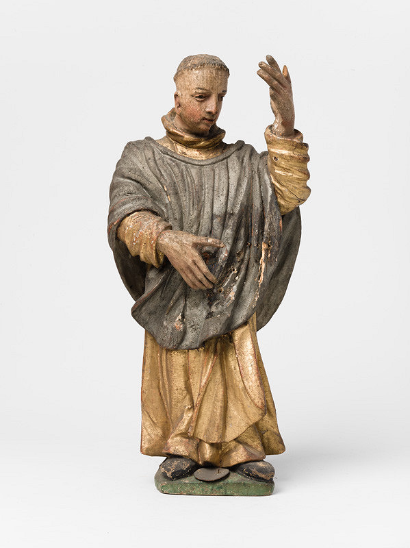 Bratislavský rezbár z 18. storočia – Mních so svietnikom I. 