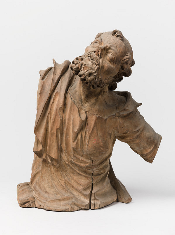 Stredoeurópsky rezbár z 18. storočia – Poprsie svätca 