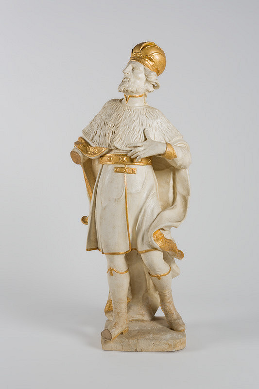 Slovenský rezbár z 2. polovice 18. storočia – Svätý Štefan kráľ 