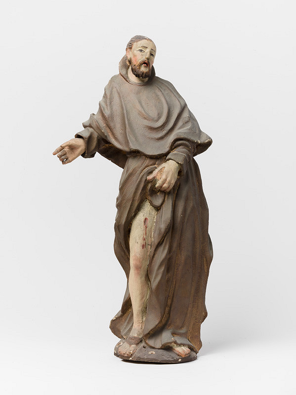 Slovenský rezbár z 19. storočia – Svätý Rochus 