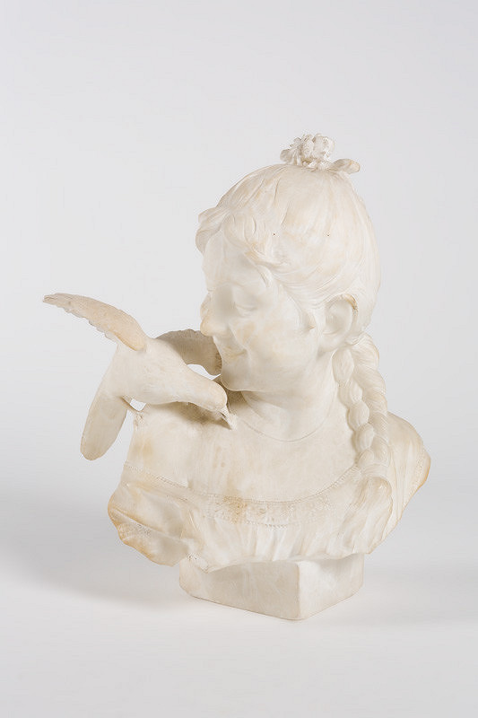 Bratislavský sochár z 19. storočia – Dievča so strakou 