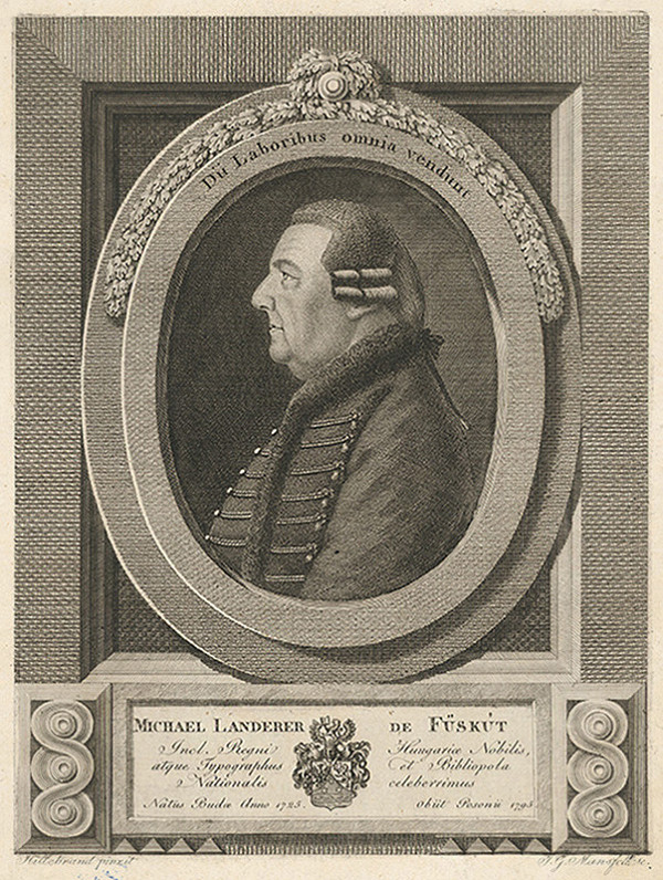 Johann Georg Mansfeld, D.C. Hillebrand – Portrét Michala Landerera