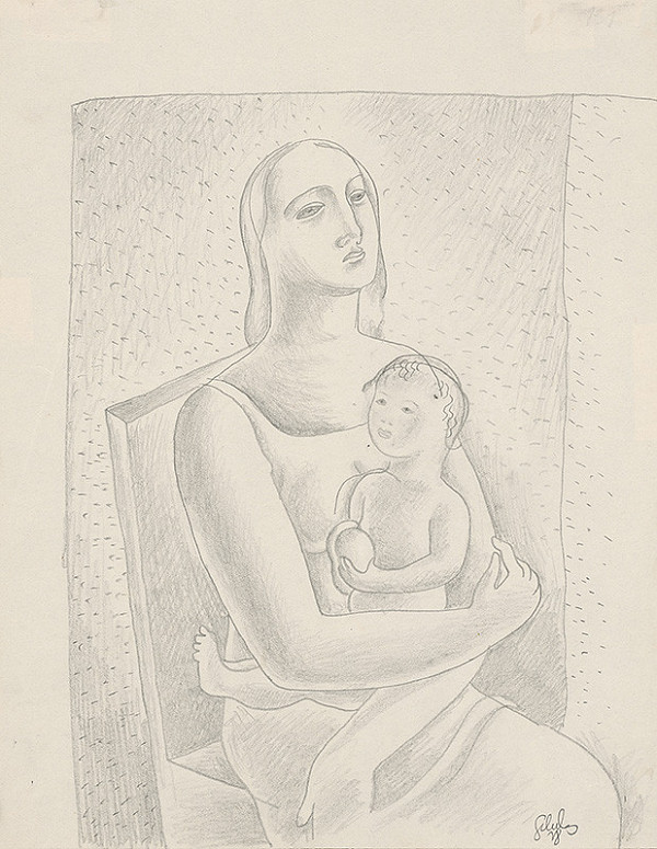 Mikuláš Galanda – Matka s dieťaťom