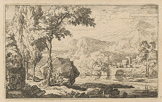 Christian Wilhelm Ernst Dietrich – Krajinka s mostom 