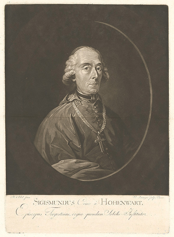 Vincenz Georg Kininger, Josef Abel – Portrét Zigmunda Hohenwarta 