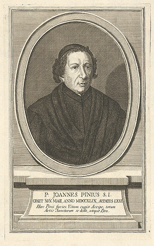 Stredoeurópsky autor z 2. polovice 18. storočia – Portrét Joannesa Piniusa