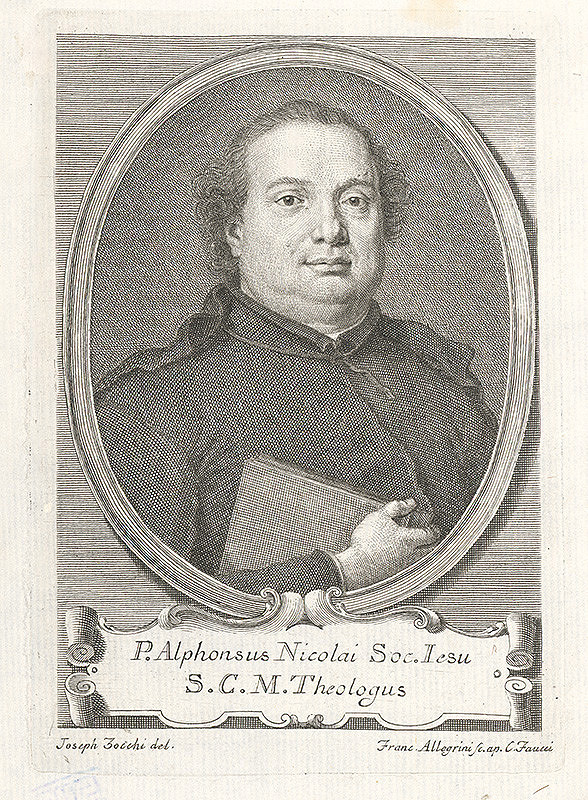Francesco Allegrini, Giuseppe Zocchi – P.Alphonsus Nicolai