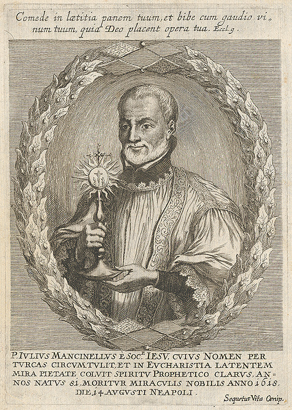 Stredoeurópsky grafik zo 17. storočia – Páter Iulius Mancinellus