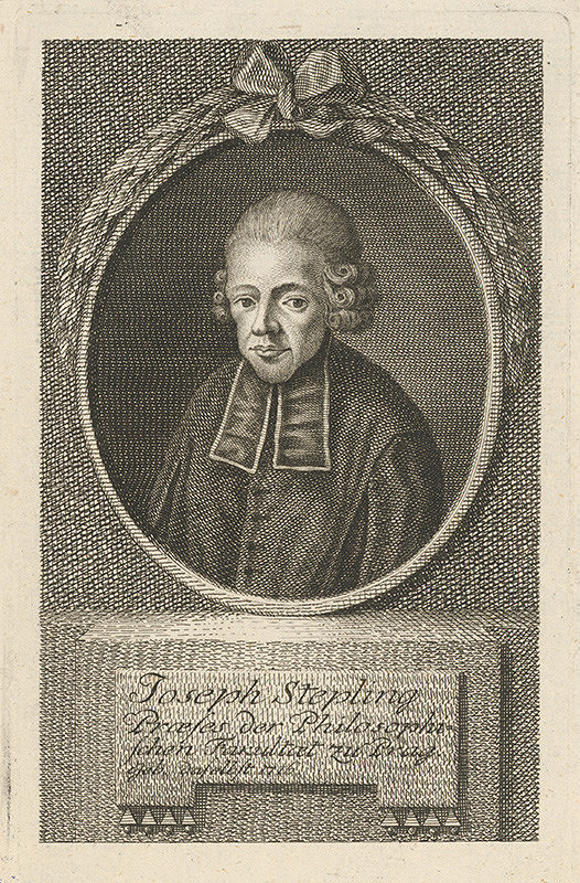 Stredoeurópsky grafik z 18. storočia – Portrét profesora filozofie Josepha Steplinga
