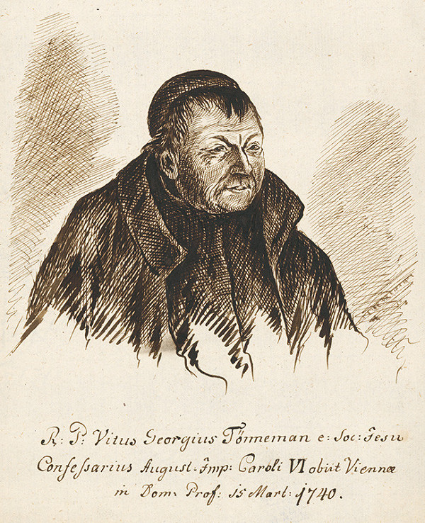 Stredoeurópsky grafik z 18. storočia – Portrét Goergiusa Tönnemana