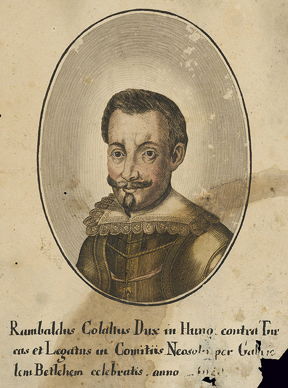 Stredoeurópsky grafik z 2. polovice 17. storočia – Portrét muža