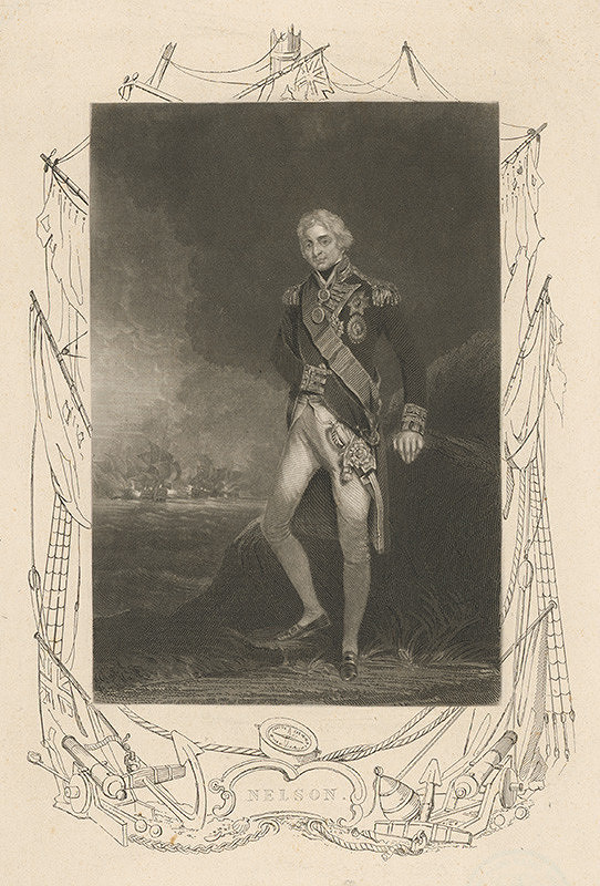 Stredoeurópsky grafik z 2. polovice 18. storočia – Portrét admirála Nelsona