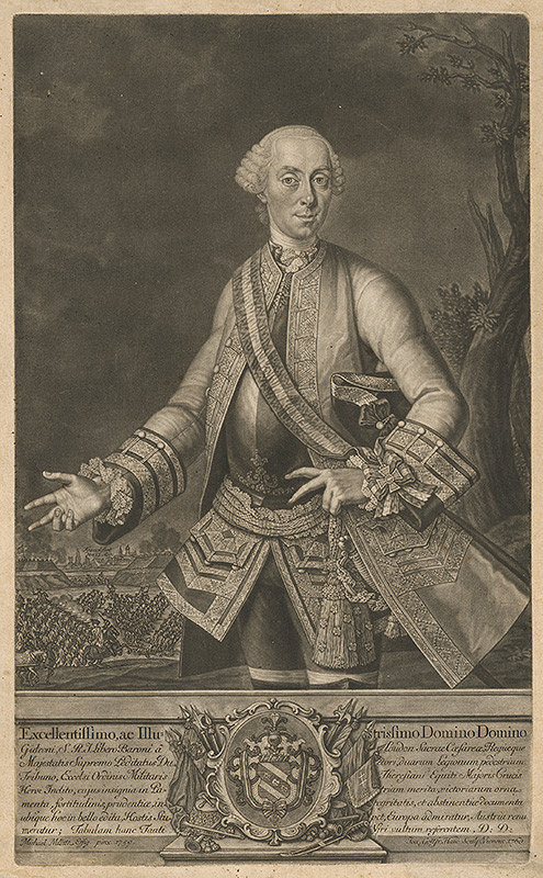 Johann Gotfried Haid, Johann Michael Militz – Generál Ernst Gideon von Laudon