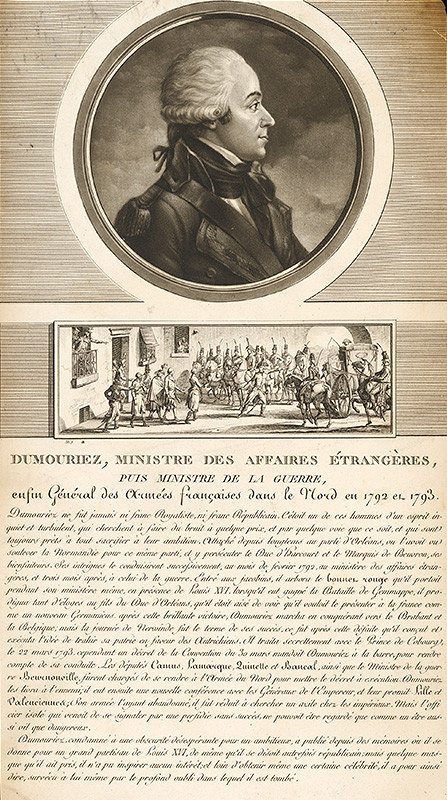 Stredoeurópky grafik z 2. polovice 18. storočia – Portrét Dumourieza