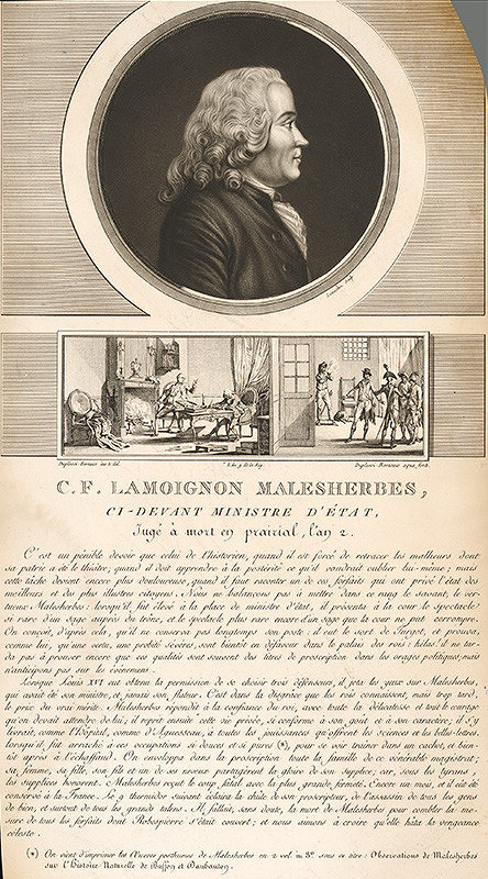 Charles Francois Gabriel Levachez, Jean Duplessi-Bertaux – Portrét C.F.Lamoignona Malesherbesa 