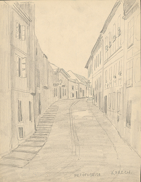 Karol Frech – Bývalá Petöfiho ulica v Bratislave