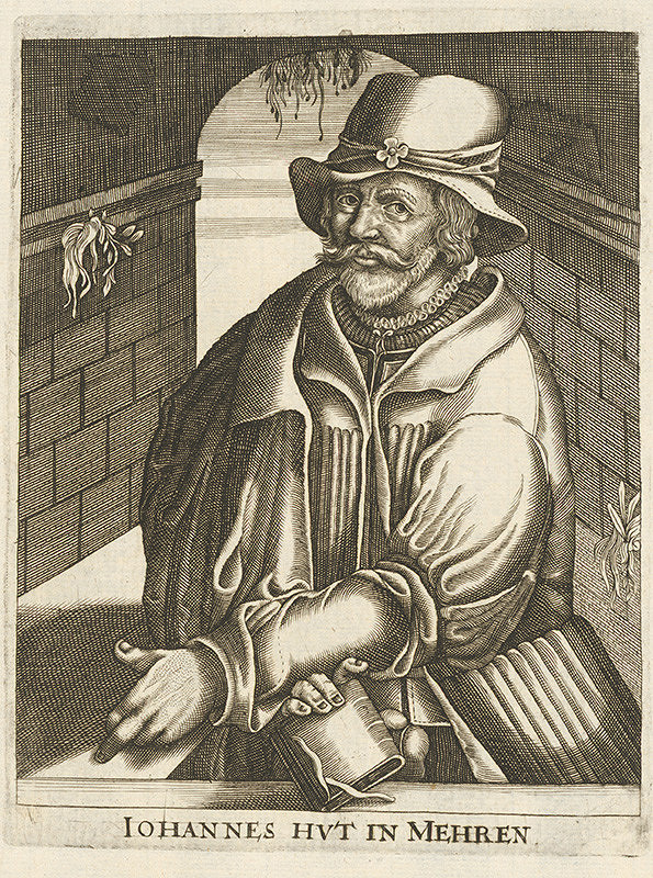 Stredoeurópsky grafik z 2. polovice 16. storočia – Anabaptista Ján Hut 