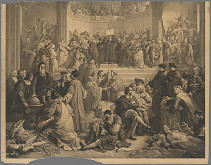 Friedrich Eduard Eichens, Wilhelm von Kaulbach – Zhromaždenie 