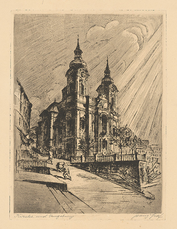 Ludwig Ferdinand Graf – Kostol a okolie