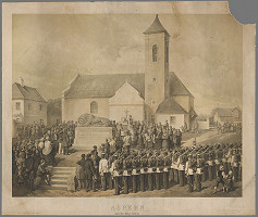 Anton Joseph Strassgschwandtner – Pohľad na Aspern 